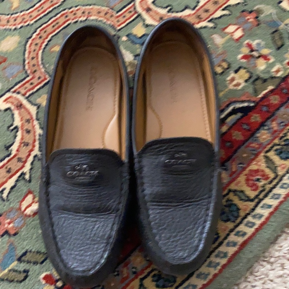Coach leather shoes